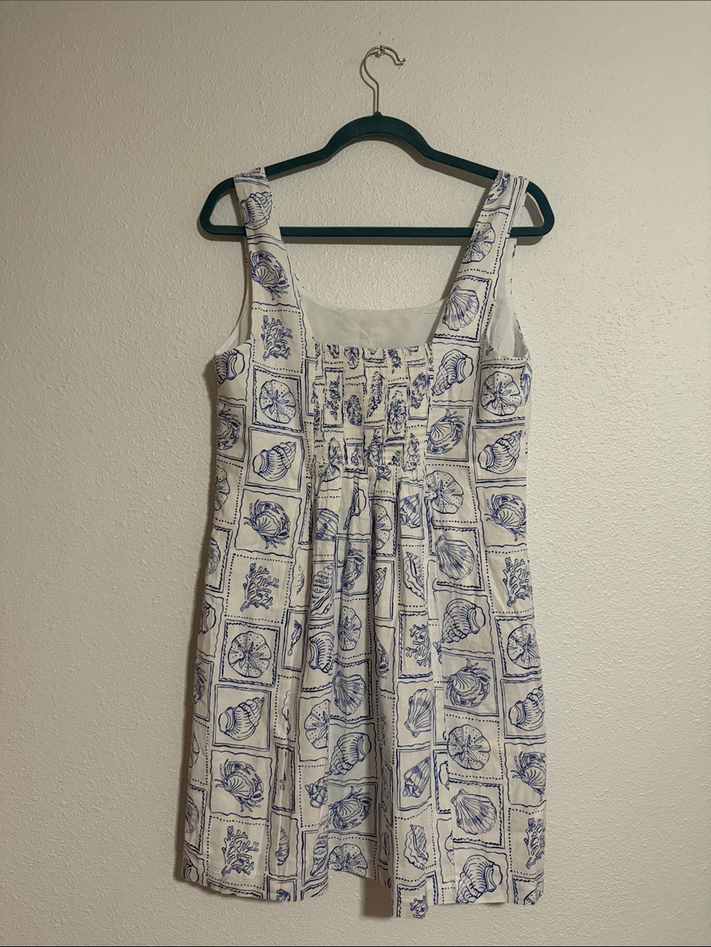J.Crew Linen-Blend Squareneck Shift Dress - Picture 5 of 6